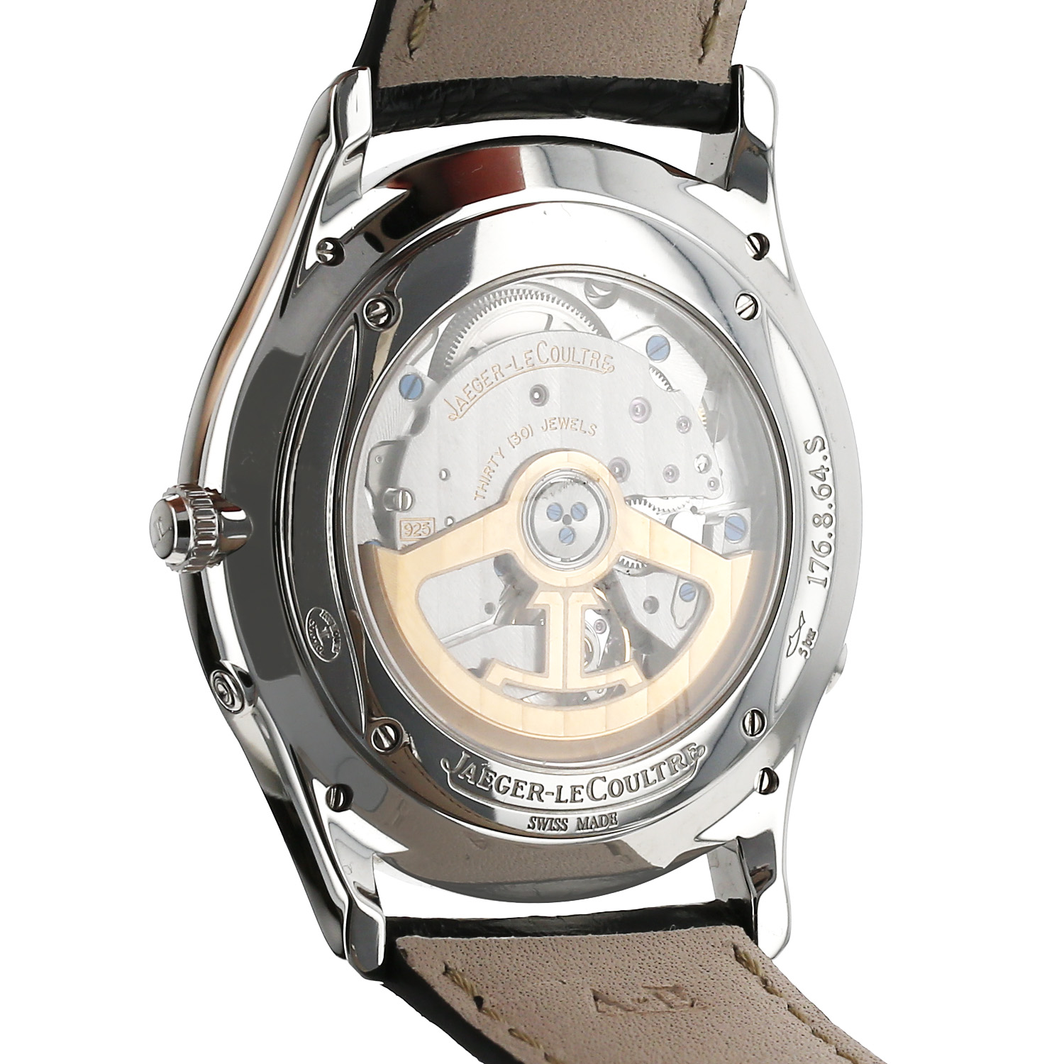 Reloj Jaeger-LeCoultre Master Ultra Thin Moon de acero Ref: Jaeger-LeCoultre - 176.8.64S  Circa 2010 - Detail D3