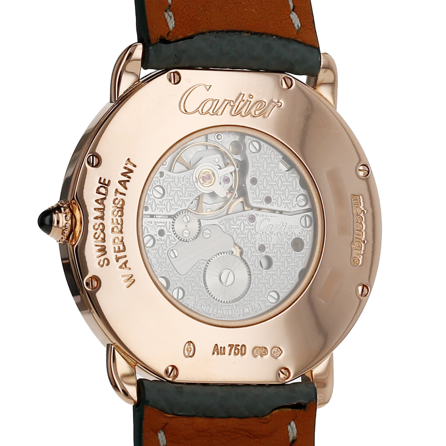 Cartier Ronde Louis Cartier  in pink gold Ref: Cartier - 2889  Circa 2010 - Detail D3