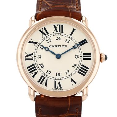 Montre Cartier Ronde Louis Cartier en or rose Ref: Cartier - 2889  Vers 2010