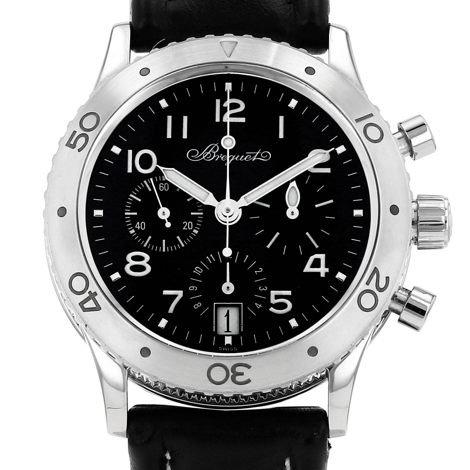 Orologio Breguet Type XX-Transatlantique in acciaio Ref: Breguet - 3820  Circa 2000 - 00pp