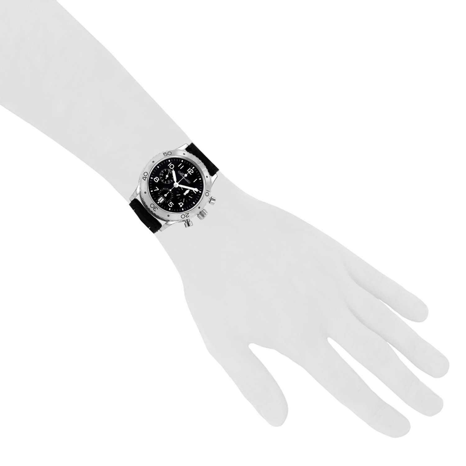 Orologio Breguet Type XX-Transatlantique in acciaio Ref: Breguet - 3820  Circa 2000 - Detail D1