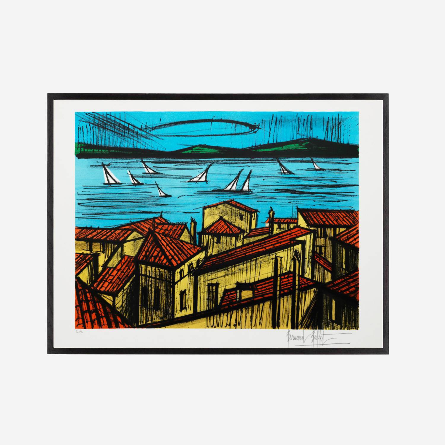 Bernard Buffet (1928-1999), La Baie de Saint-Tropez - 1985