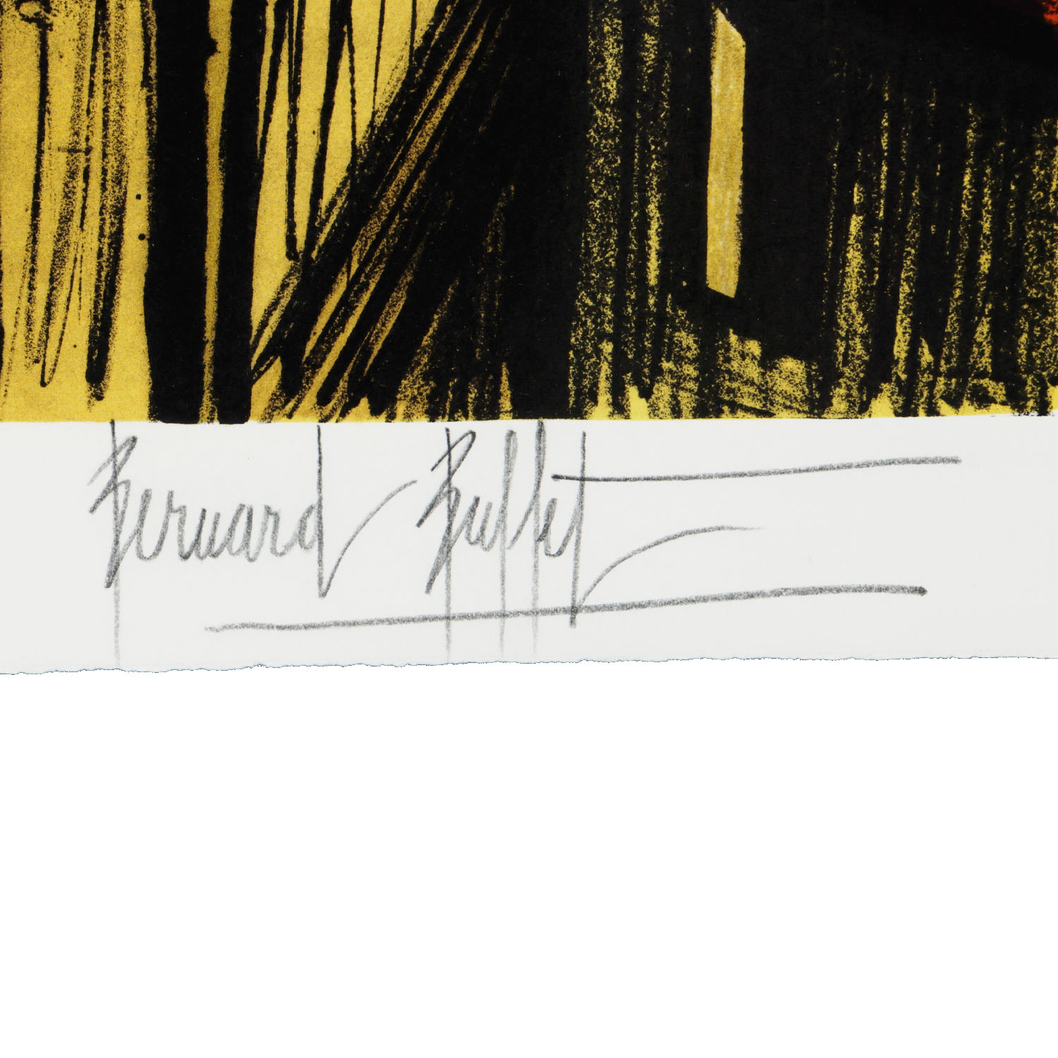 Bernard Buffet (1928-1999), La Baie de Saint-Tropez - 1985 - Detail D3