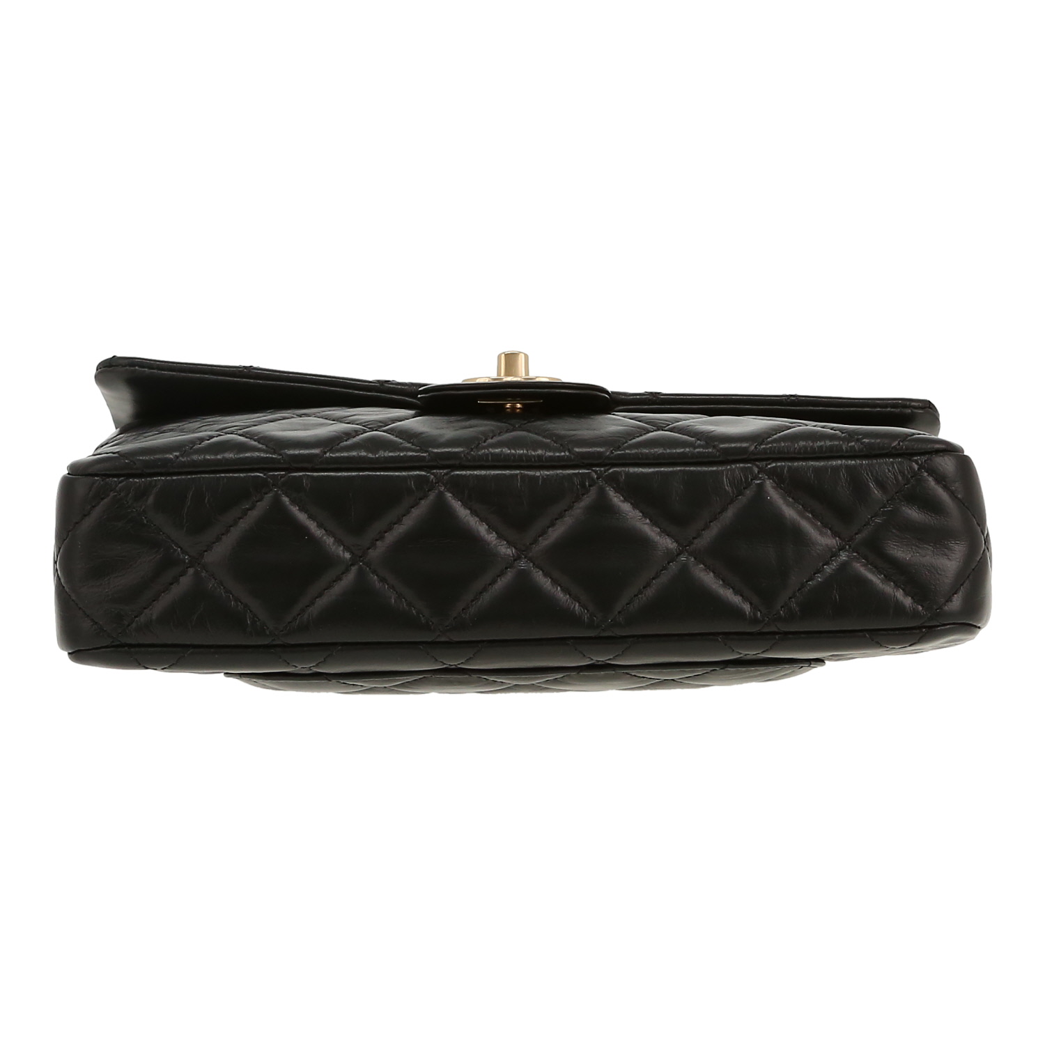 Pochette Chanel  Editions Limitées in pelle trapuntata nera - Detail D1