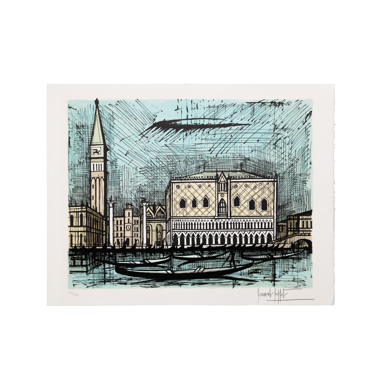 Le Campanile et le Palais des Doges - 1986 - Detail D1