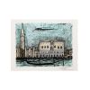 Bernard Buffet (1928-1999), Le Campanile et le Palais des Doges - 1986 - Detail D1 thumbnail