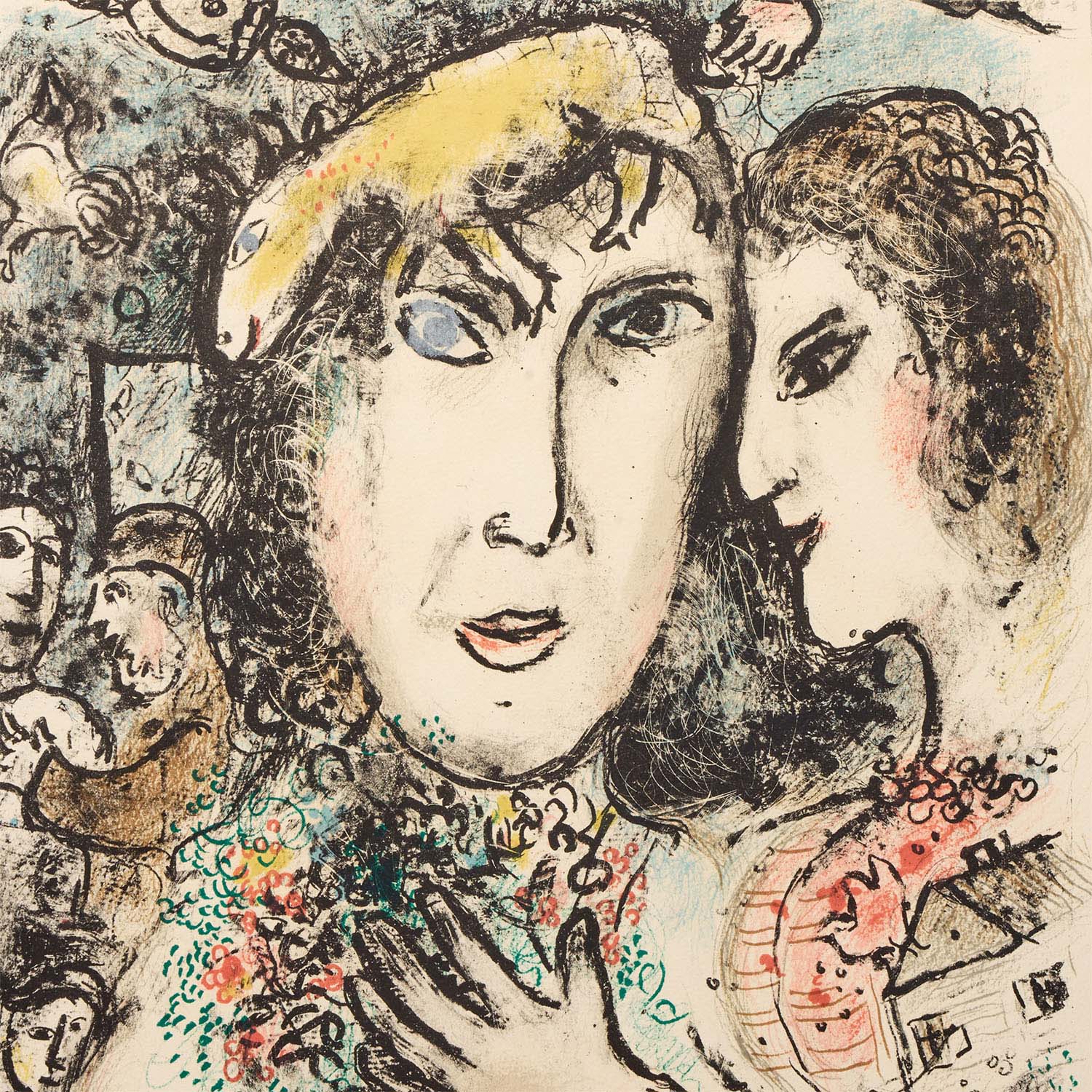Marc Chagall (1887-1985), La famille du peintre - 1972 - Detail D2