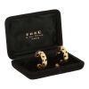 Pendientes con clip época años 70 Fred Panthère de oro amarillo y esmalte - Detail D2 thumbnail