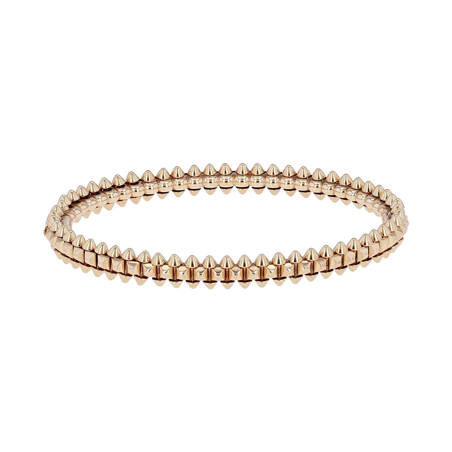 Brazalete Cartier Clash De Cartier modelo pequeño de oro amarillo