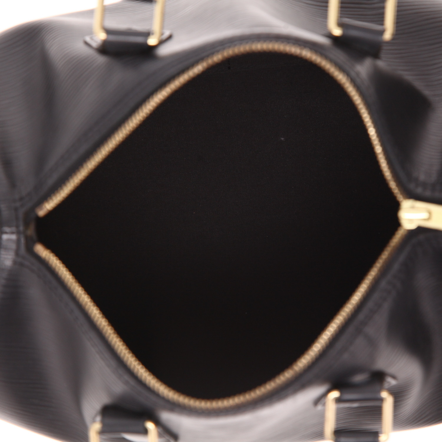 Borsa Louis Vuitton  Speedy 25 in pelle Epi nera - Detail D3
