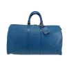 Sac de voyage Louis Vuitton  Keepall 45 en cuir épi bleu - 360 thumbnail