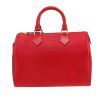 Sac à main Louis Vuitton  Speedy 25 en cuir épi rouge - 360 thumbnail