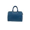 Sac à main Louis Vuitton  Speedy 25 en cuir épi bleu - 360 thumbnail