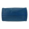 Sac à main Louis Vuitton  Speedy 25 en cuir épi bleu - Detail D1 thumbnail
