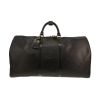 Sac de voyage Louis Vuitton  Keepall 55 en cuir épi noir et cuir naturel - 360 thumbnail