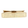 Fendi  Baguette handbag  in gold logo canvas - Detail D1 thumbnail