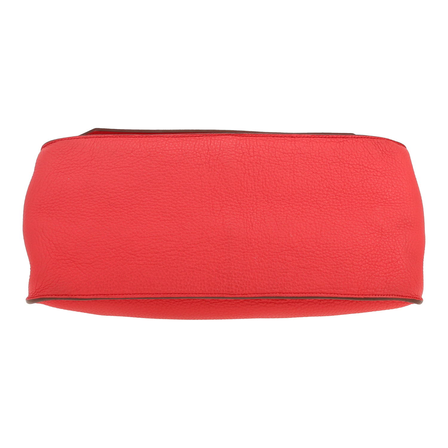 Sac bandoulière Hermès  Jypsiere 34 cm en cuir togo Rose Bougainvillier - Detail D1