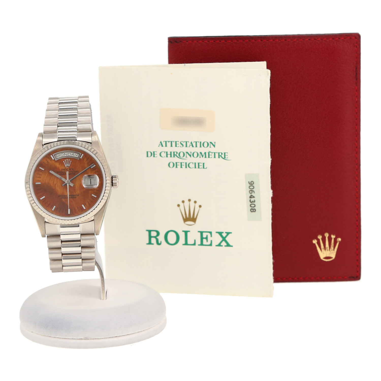 Reloj Rolex Day-Date de oro blanco Ref: Rolex - 18039  Circa 1986
