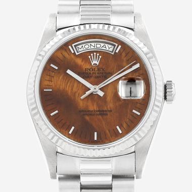 Montre Rolex Day-Date en or blanc Ref: Rolex - 18039  Vers 1986