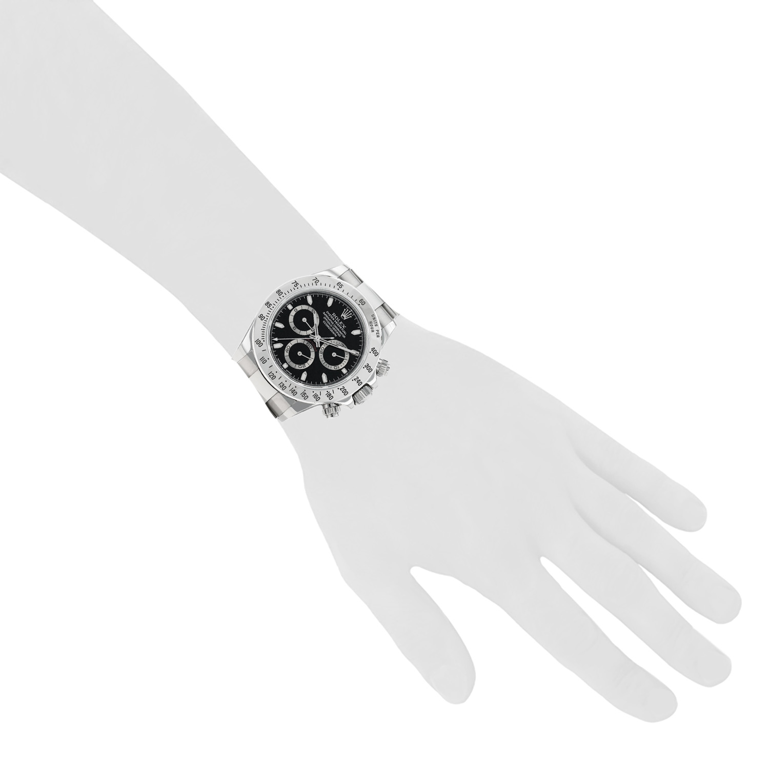 Rolex Daytona Automatique  in stainless steel Ref: Rolex - 116520  Circa 2000 - Detail D1
