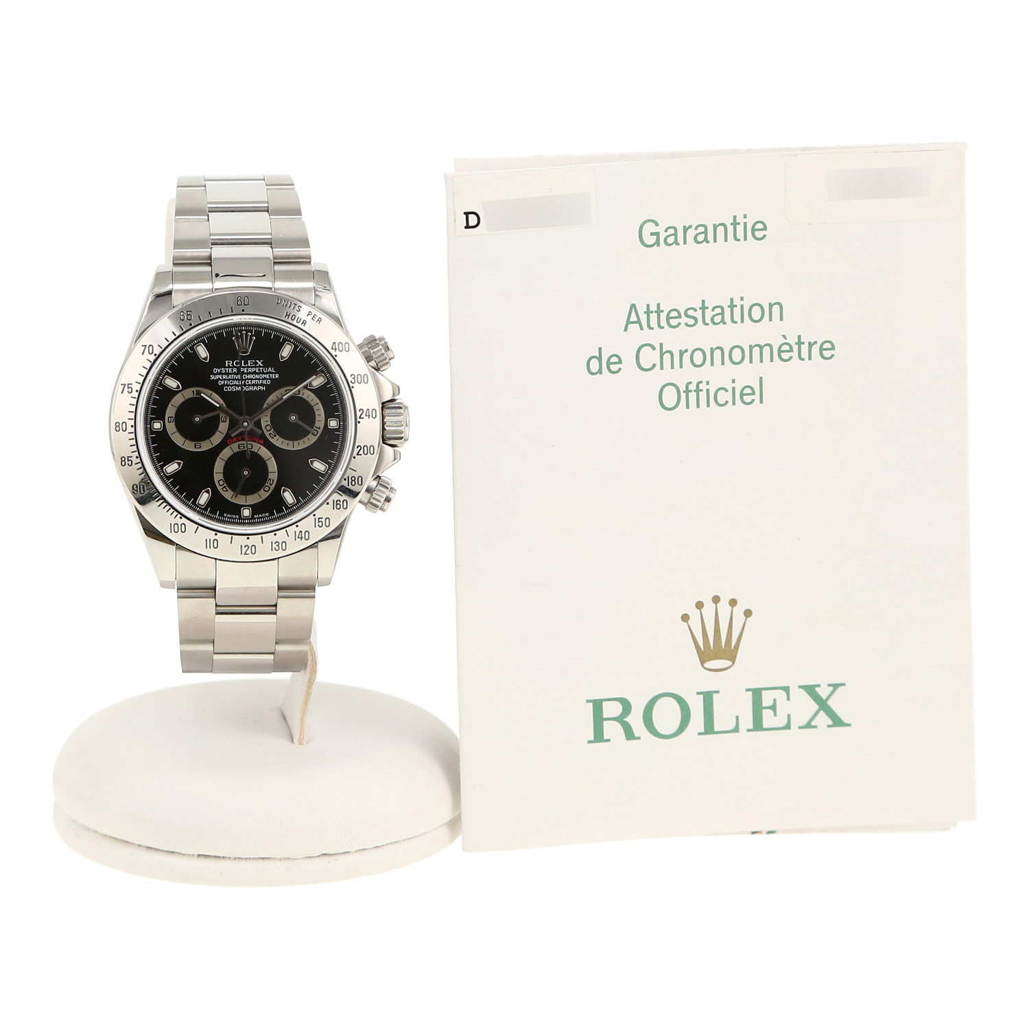 Orologio Rolex Daytona Automatique in acciaio Ref: Rolex - 116520  Circa 2005 - Detail D2