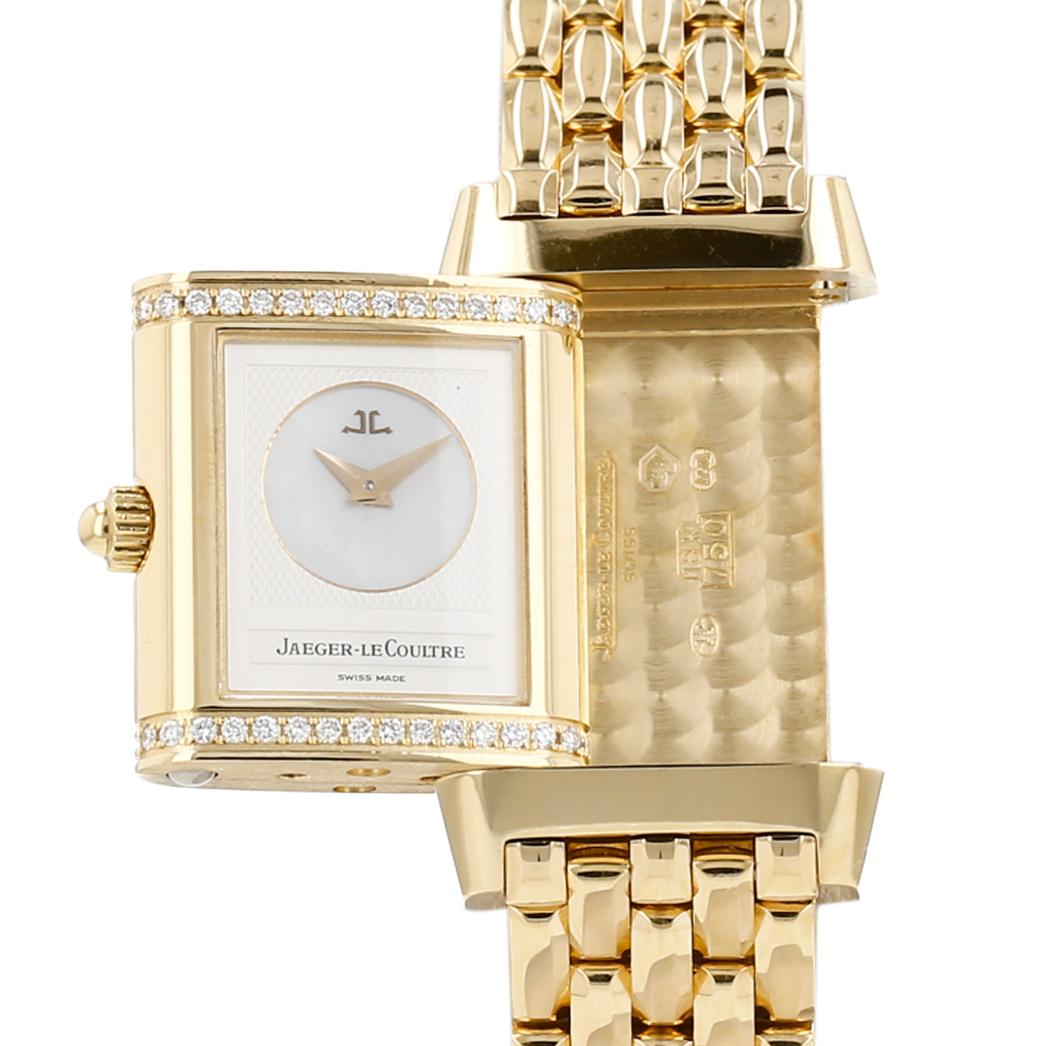 Jaeger-LeCoultre Reverso-Duetto  in yellow gold Ref: Jaeger-LeCoultre - 266.1.44  Circa 2000 - Detail D3