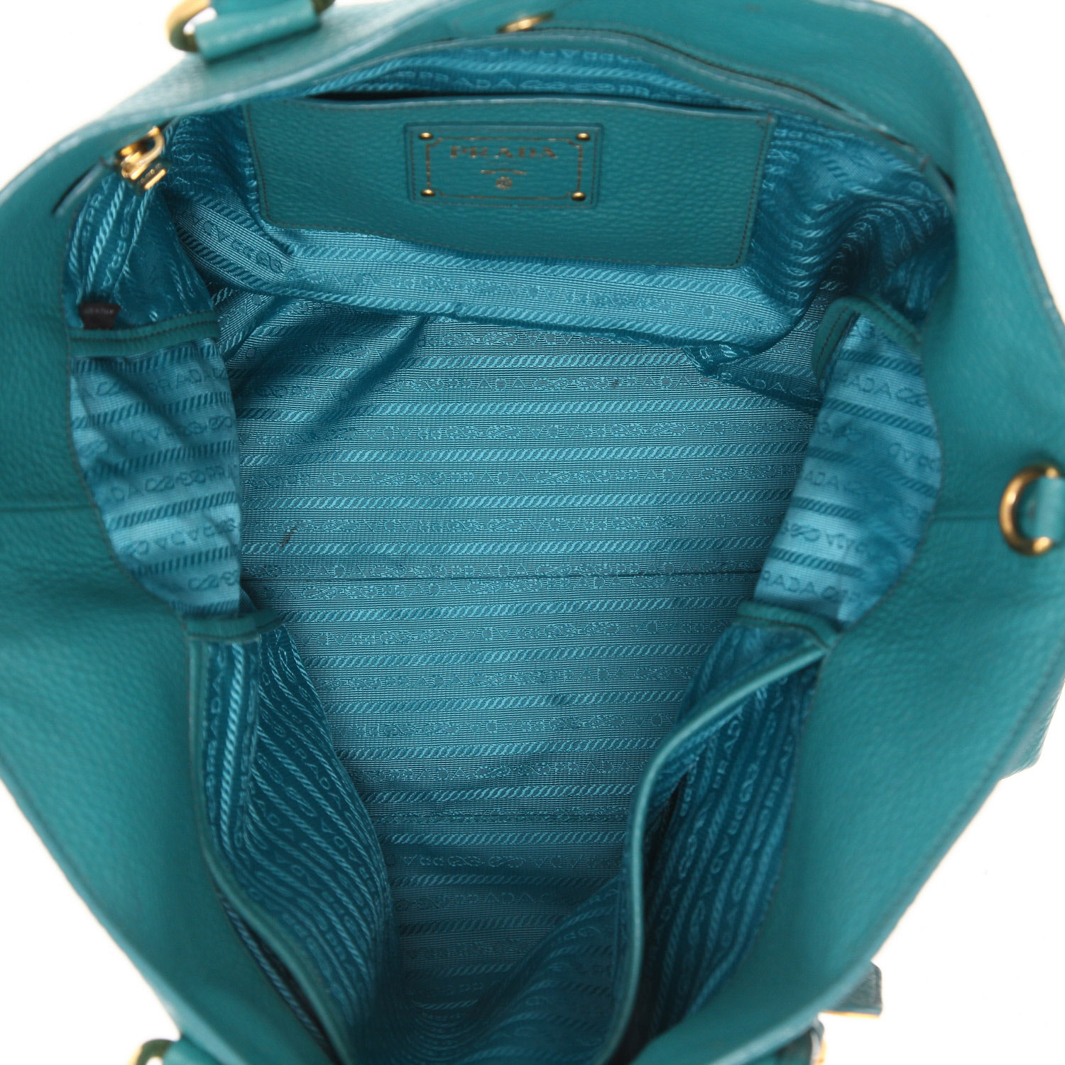 Borsa Prada  Vitello in pelle verde - Detail D3