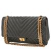 Chanel  2.55 shoulder bag  in grey quilted iridescent leather - 00pp thumbnail