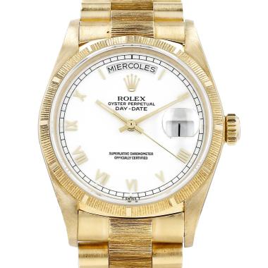 Reloj Rolex Day-Date de oro amarillo Ref: Rolex - 18078  Circa 1987