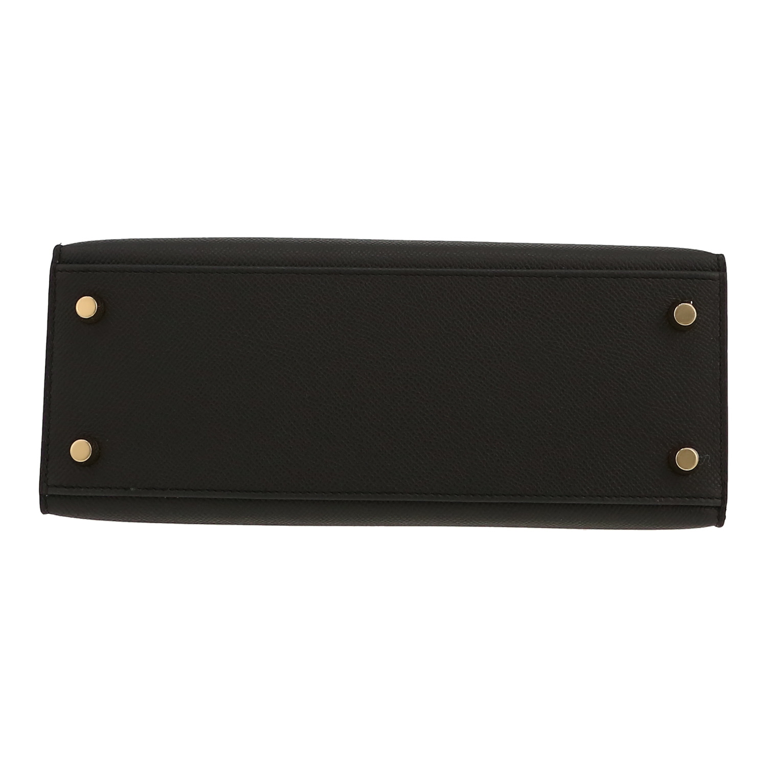 Hermès  Kelly 25 cm handbag  in black epsom leather - Detail D1