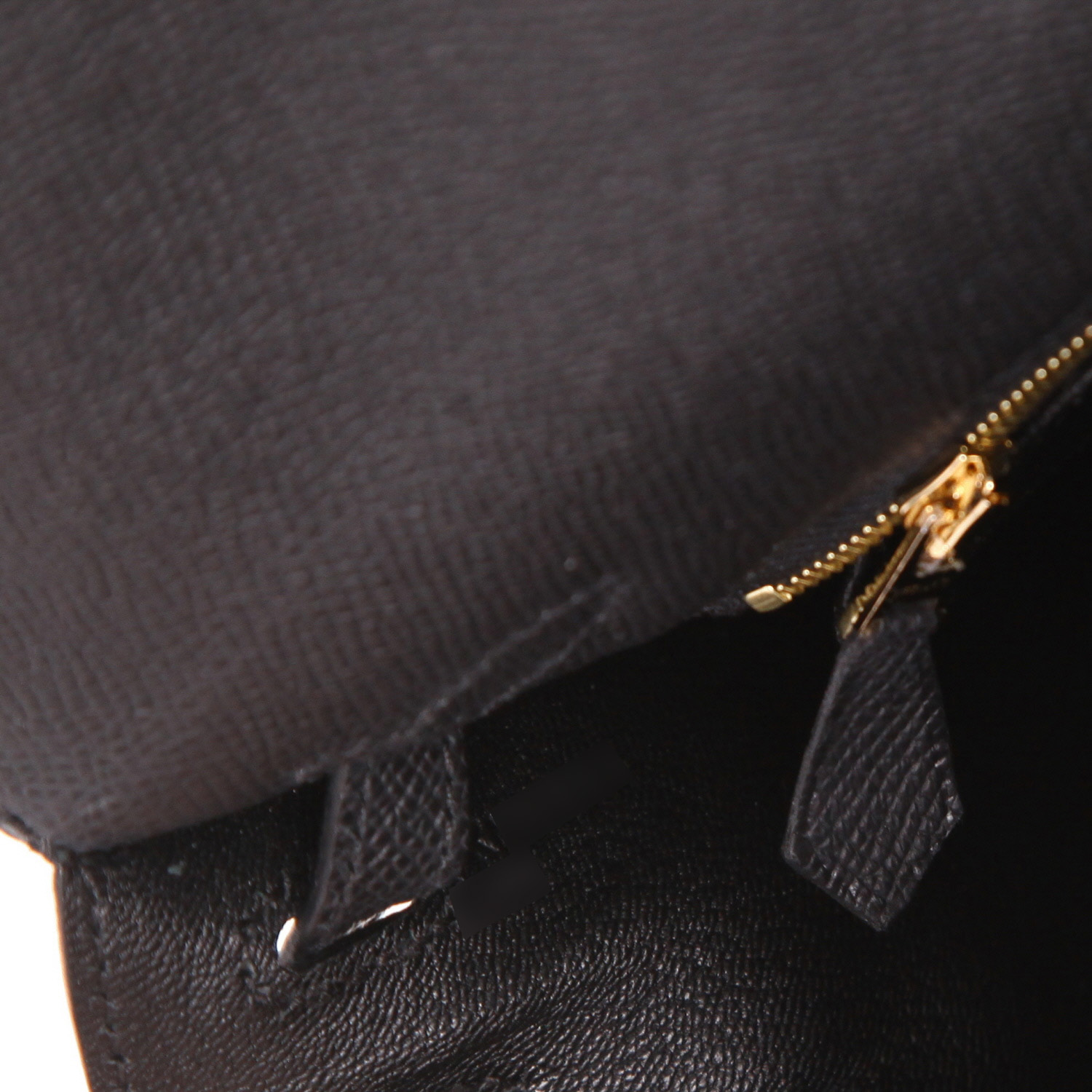 Borsa Hermès  Kelly 25 cm in pelle Epsom nera - Detail D4