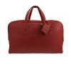 Sac de voyage Hermès  Victoria - Travel Bag en cuir taurillon clémence rouge - 360 thumbnail