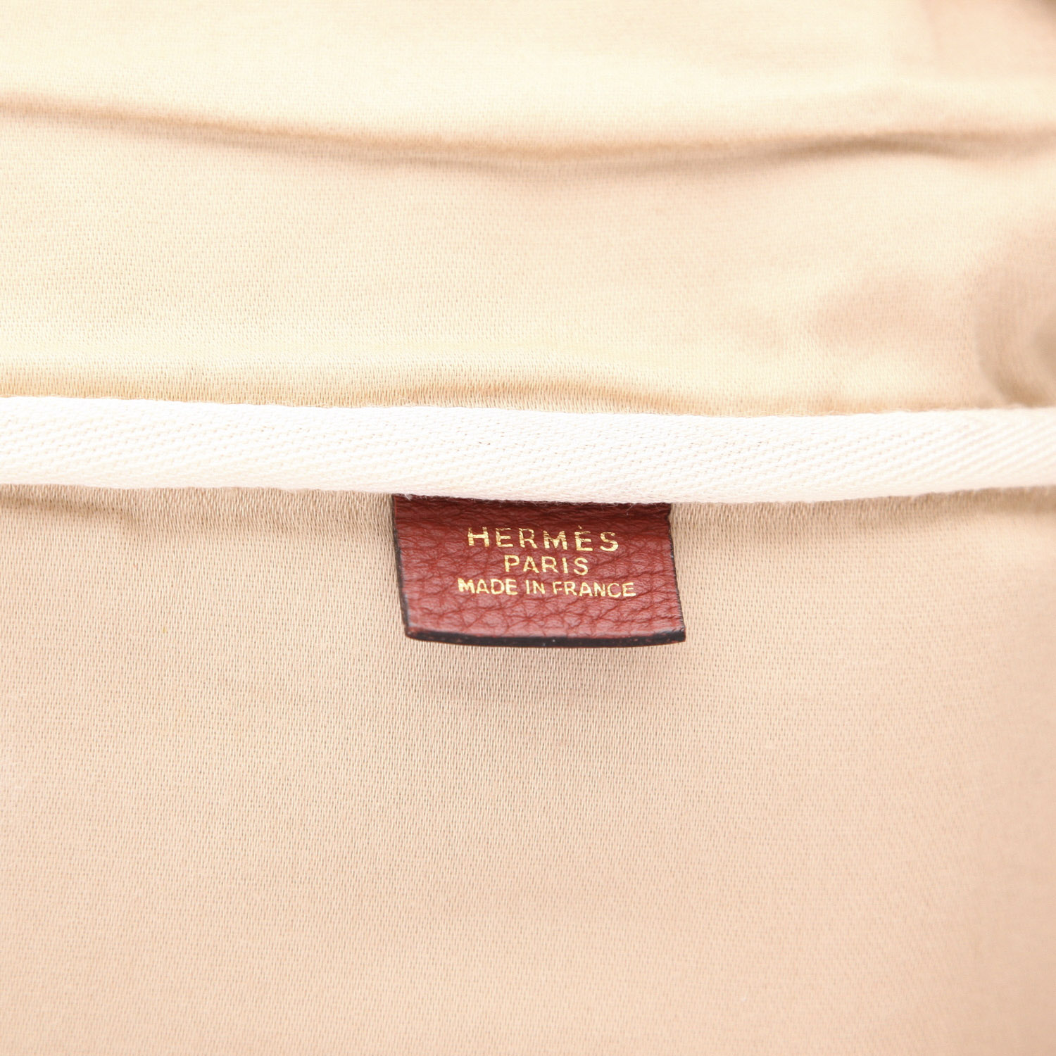 Sac de voyage Hermès  Victoria - Travel Bag en cuir taurillon clémence rouge - Detail D2