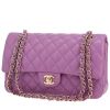 Borsa Chanel  Timeless Classic in pelle martellata e trapuntata viola - 00pp thumbnail
