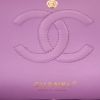 Borsa Chanel  Timeless Classic in pelle martellata e trapuntata viola - Detail D2 thumbnail