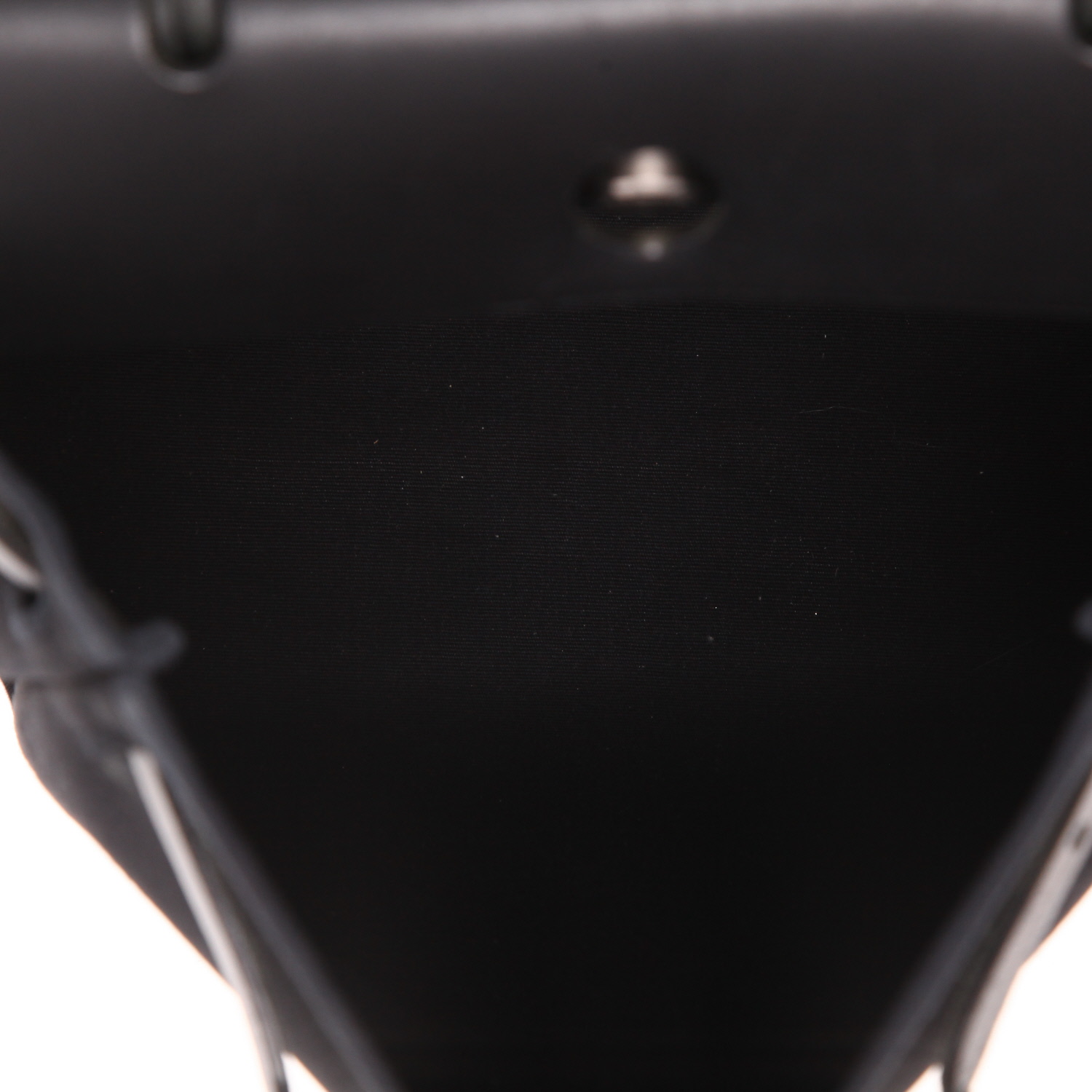 Borsa Hermès Herbag in tela nera e pelle nera - Detail D3
