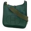 Hermès  Evelyne shoulder bag  in green Ardenne leather - 00pp thumbnail
