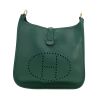 Sac bandoulière Hermès  Evelyne en cuir Ardenne vert - 360 thumbnail