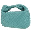 Sac à main Bottega Veneta  Mini Jodie en cuir intrecciato bleu - 00pp thumbnail