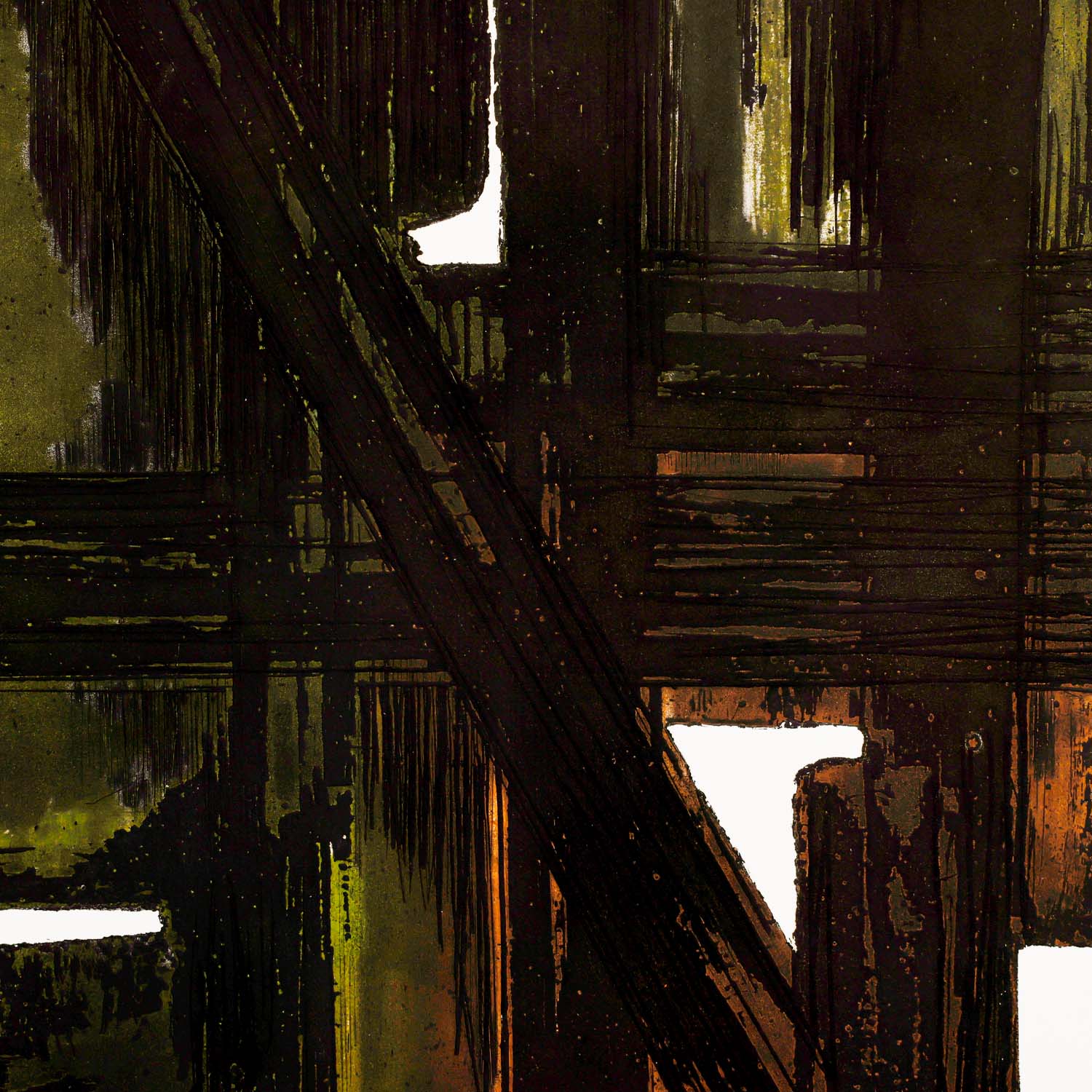 Pierre Soulages (1919-2022), Eau-forte VIII - 1957 - Detail D2