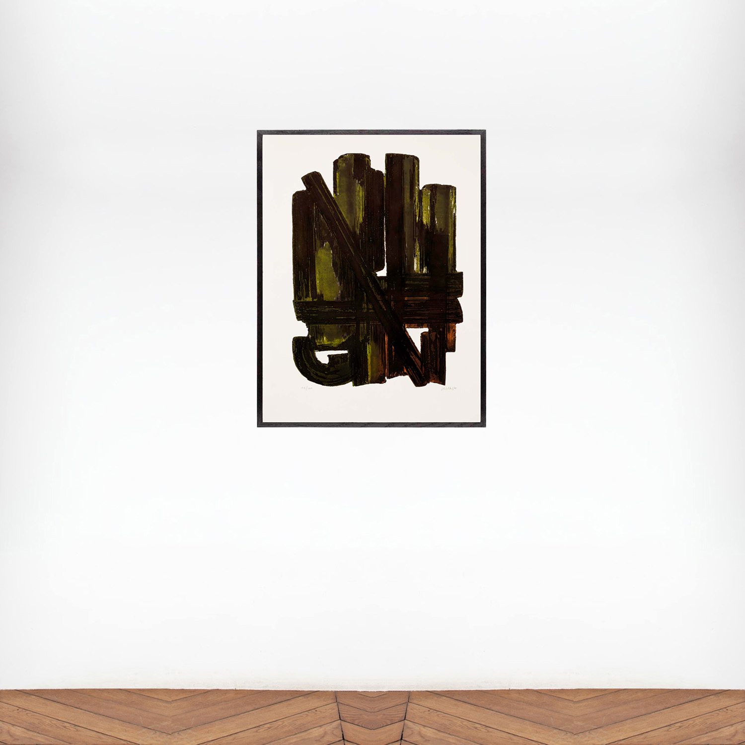 Pierre Soulages (1919-2022), Eau-forte VIII - 1957 - Detail D5