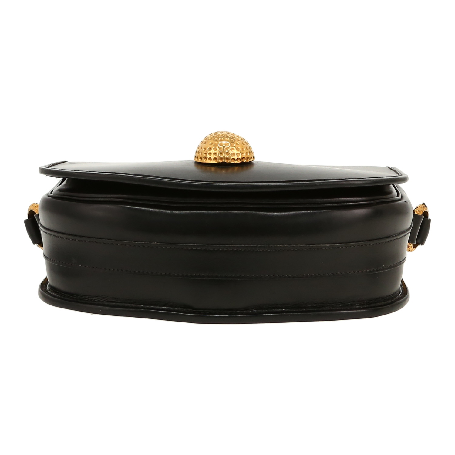 Bolso de mano Hermès  Passeguide en cuero box negro - Detail D1