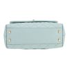 Borsa a tracolla Chanel  Coco Handle in pelle martellata e trapuntata blu - Detail D1 thumbnail