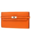 Hermès  Kelly wallet wallet  in orange Mysore leather - 00pp thumbnail