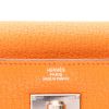 Hermès  Kelly wallet wallet  in orange Mysore leather - Detail D2 thumbnail