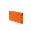 Hermès  Kelly wallet wallet  in orange Mysore leather - Detail D6 thumbnail