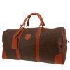 Celine   travel bag  in brown "Triomphe" canvas  and brown leather - 00pp thumbnail