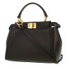 Sac bandoulière Fendi  Mini Peekaboo en cuir noir - 00pp thumbnail