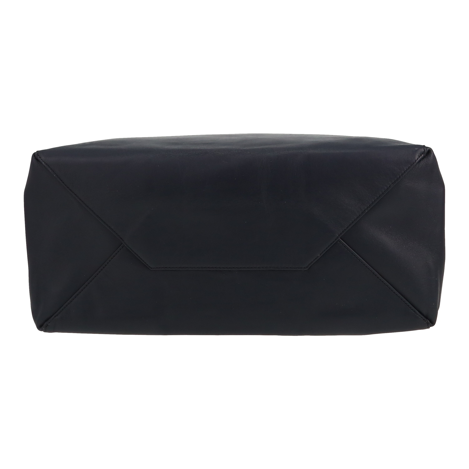 Sac cabas Celine  Horizontal grand modèle  en cuir bicolore bleu - Detail D1