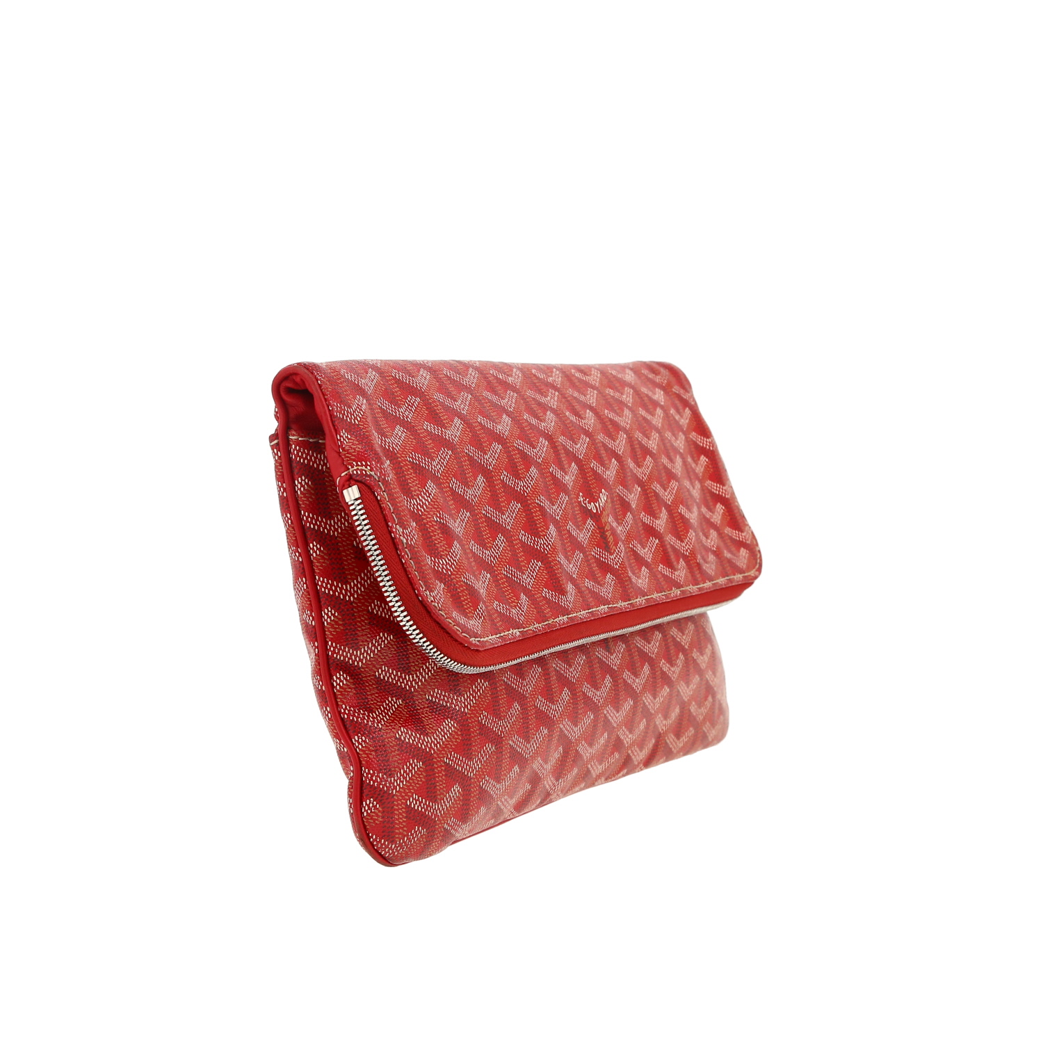 Pochette Goyard  Sainte Marie in tela Goyardine rossa - Detail D5